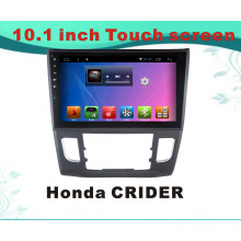 Система Android GPS-навигация Автомобильный DVD-плеер для Honda Crider 10.1-дюймовый емкостный экран с MP3 / MP4 / TV / WiFi / Bluetooth / USB